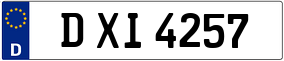Truck License Plate